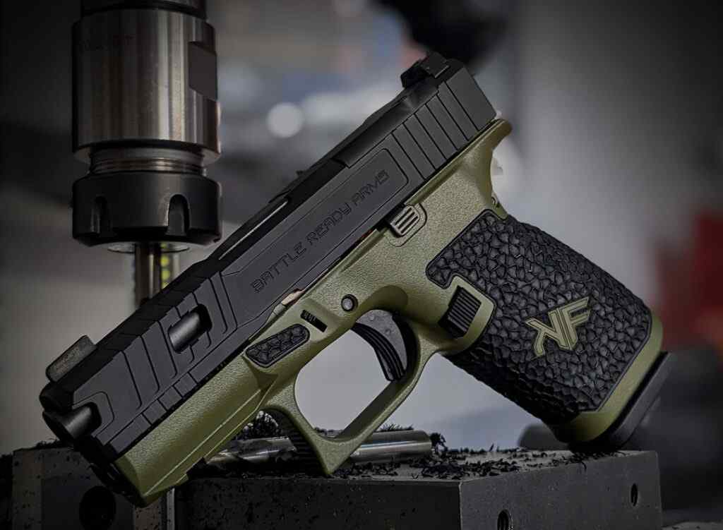 L.V. Glock 9mm Custom 2 Color Cerakote - Toms Custom Guns