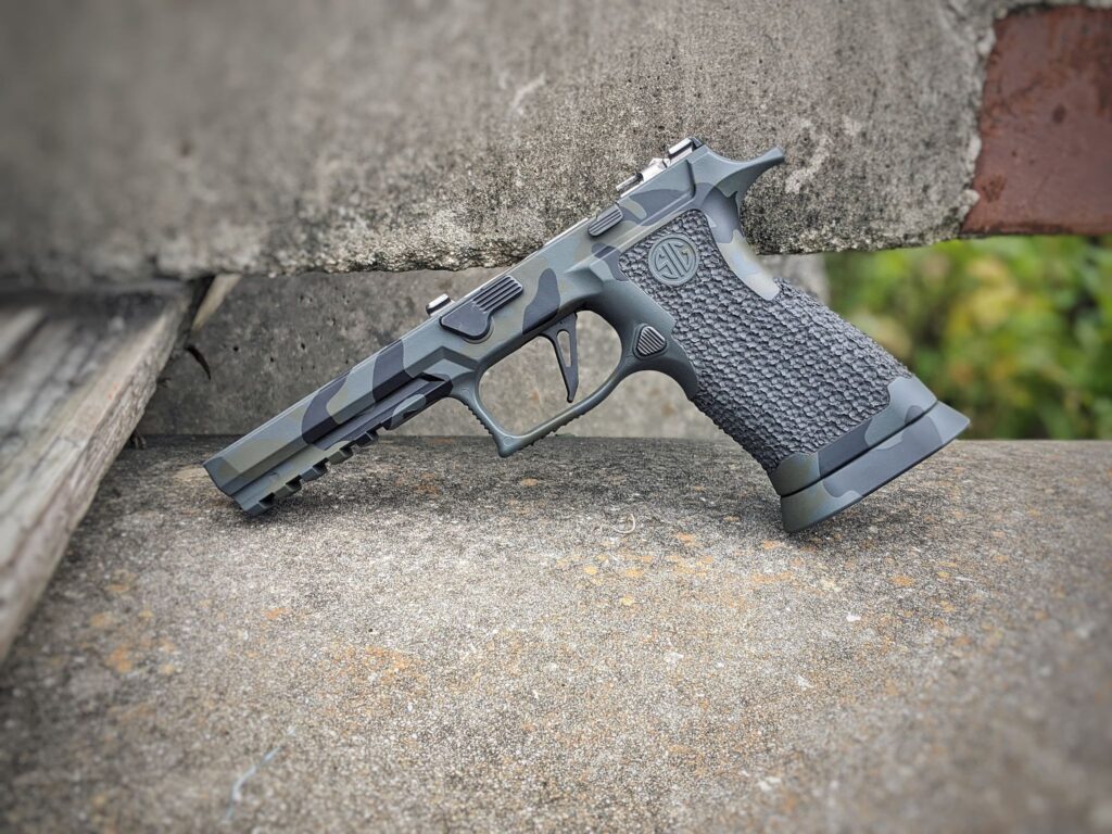 Sig P320 Stippling And Frame Work Custom P320 Stippling